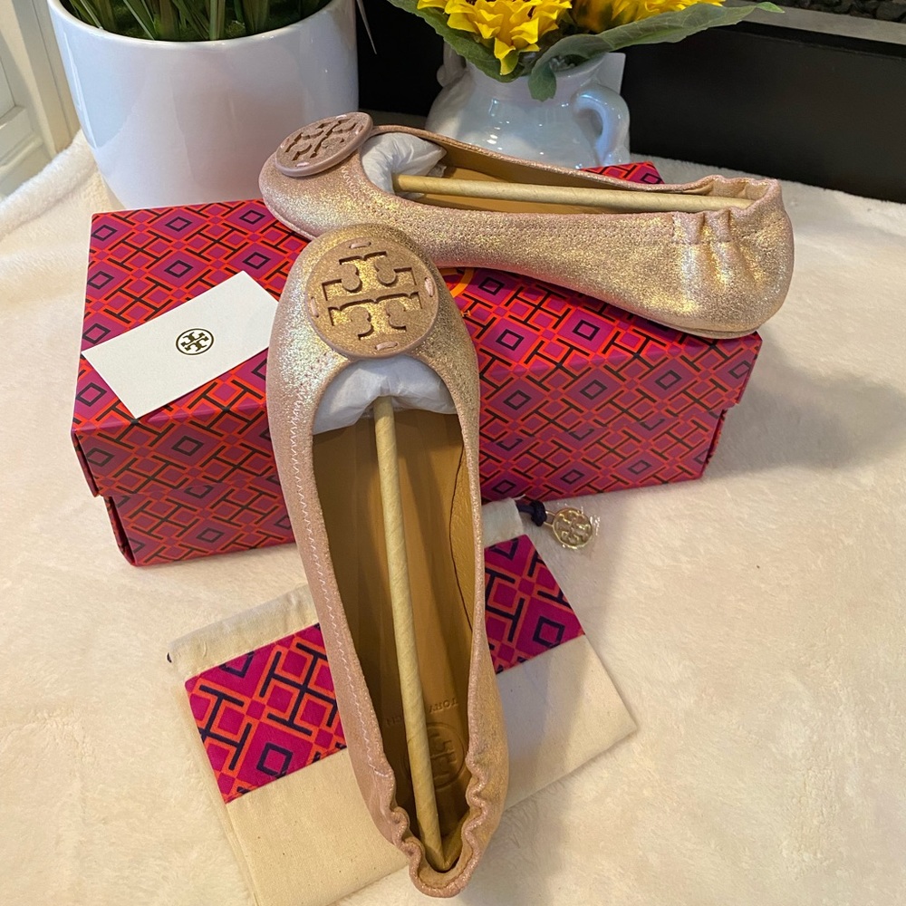 Tory Burch Minnie Travel Ballet with Logo
